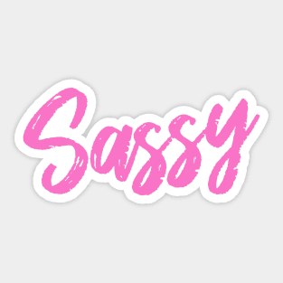 Sassy Sticker